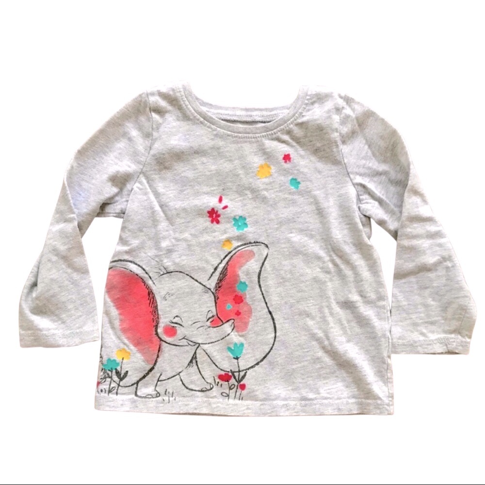 3/$10 EC-Disney Dumbo 18M Girls Long Sleeve Tee